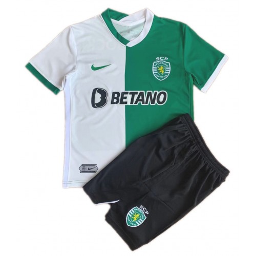 Sporting Lissabon Stromp Fodboldtrøjer Børn Hjemmebanesæt 2021/22 Kort ærmer Sporting Lissabon Stromp Fodboldtrøjer Børn Hjemmebanesæt 2021/22 Kort ærmer